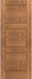 Raised  Panel   Saint  Thomas  White  Oak  Doors